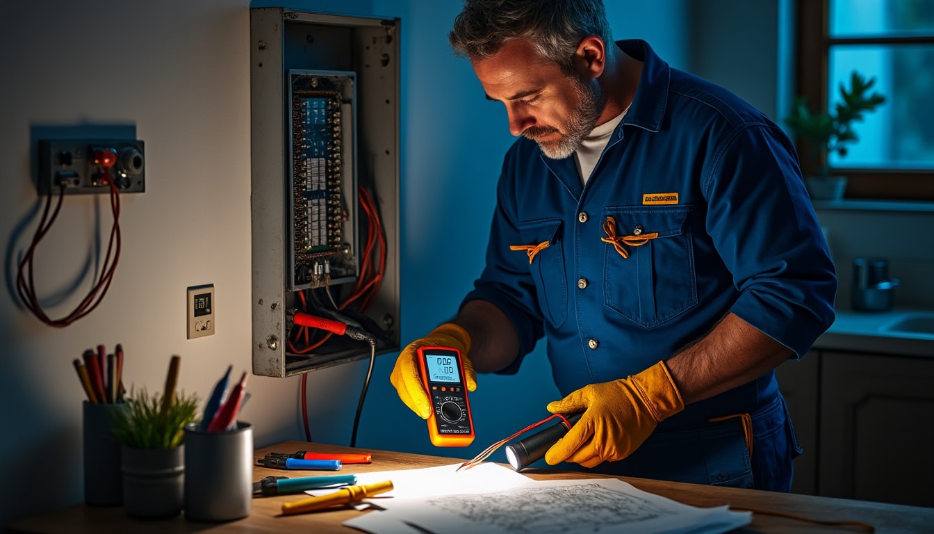 d&eacute;couvrez comment un &eacute;lectricien professionnel d&eacute;tecte rapidement l&rsquo;origine d&rsquo;une coupure de courant et r&eacute;tablit l&rsquo;&eacute;lectricit&eacute; en toute s&eacute;curit&eacute; gr&acirc;ce &agrave; des m&eacute;thodes efficaces et un diagnostic pr&eacute;cis.