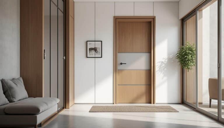 découvrez comment optimiser l'espace de votre couloir avec des portes intérieures sur mesure, alliant fonctionnalité et esthétisme pour un intérieur harmonieux.