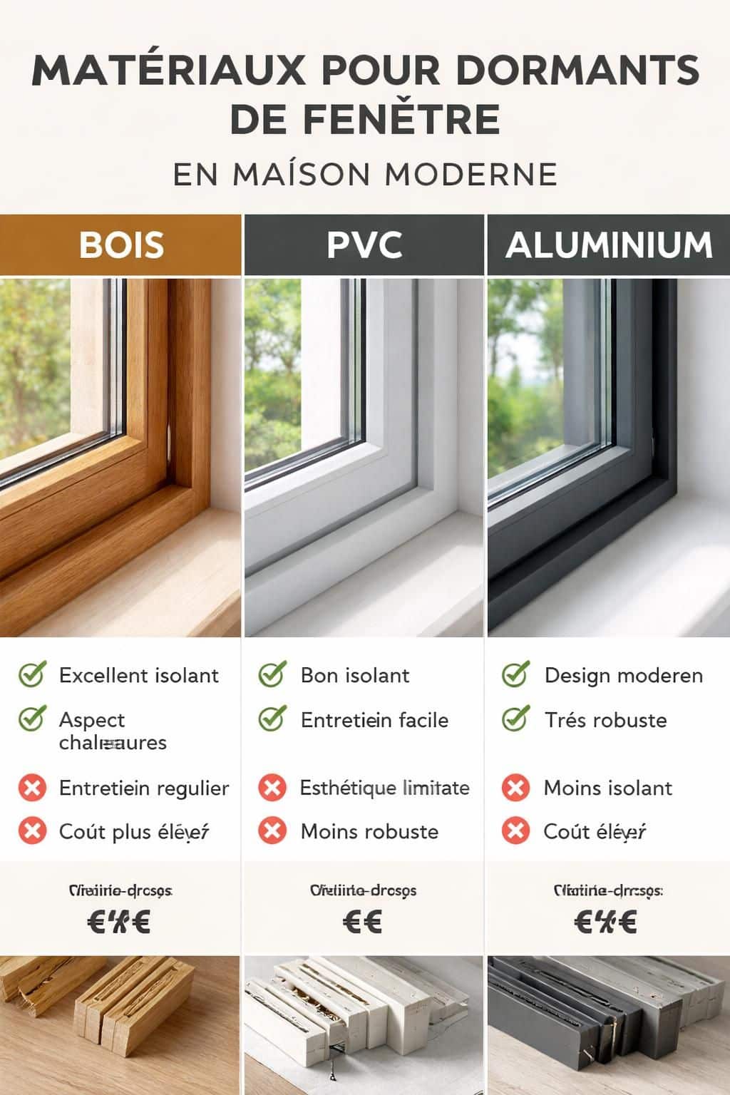 d&eacute;couvrez comment le dormant d'une fen&ecirc;tre influence sa qualit&eacute;, sa durabilit&eacute; et ses performances &eacute;nerg&eacute;tiques pour faire le meilleur choix.