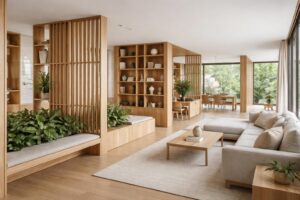 découvrez comment une menuiserie intérieure peut structurer un espace de manière élégante et fonctionnelle sans utiliser de cloisons, en apportant lumière, style et fluidité à votre intérieur.