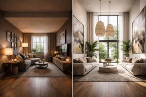 découvrez comment la hauteur sous plafond influence l'ambiance, le choix des meubles et l'aménagement dans votre projet de décoration intérieure.